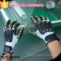 SRSAFETY 13G TPR working color useful safety gloves in china,nitrile glove working glove impact glove